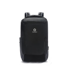 Ozuko 9060 Versatile Waterproof USB Charging Outdoor Backpack - Compact Yet Spacious (30x15x50cm)