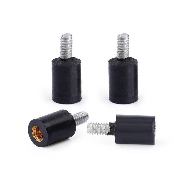 iFlight M2 VD Rubber Shock Absorbers for FPV Drone Flight Controllers – set of four black rubber vibration isolators with threaded metal posts