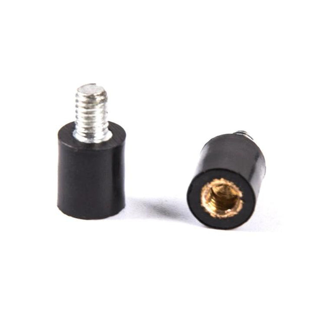 iFlight M2 VD Rubber Shock Absorbers for FPV Drone Flight Controllers – black rubber anti-vibration mounts with threaded metal stud and brass insert