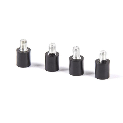 iFlight M2 VD Rubber Shock Absorbers for FPV Drone Flight Controllers black rubber vibration dampers with metal threaded studs, set of four