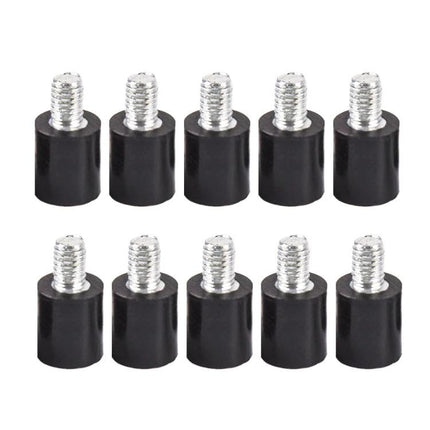 iFlight M2 VD Rubber Shock Absorbers for FPV Drone Flight Controllers - set of 10 black rubber vibration isolators with threaded metal studs