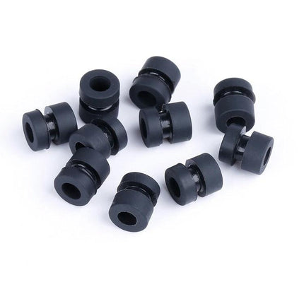 iFlight M3 Shock-Absorbing Rubber Balls for FPV Drone Flight Controls - set of durable black vibration-damping rubber grommets