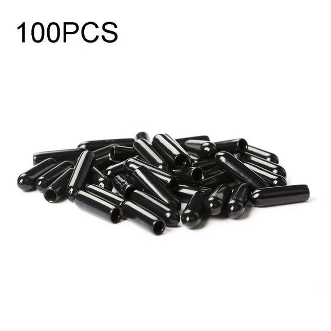 iFlight M3x15mm Antenna Protection Cap for FPV RC Models - pack of black protective caps for M3x15mm motors and antennas, 100pcs