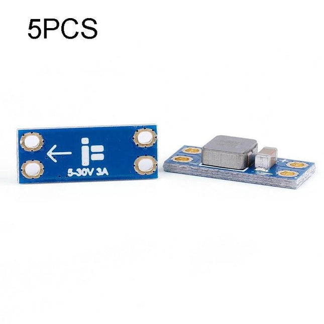 iFlight LC Filter Module for FPV Power Noise Reduction blue PCB LC filter module showing input/output pads and inductor for cleaner video signal