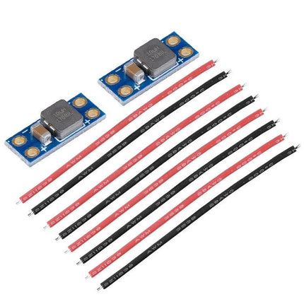 iFlight LC Filter Module for FPV Power Noise Reduction - compact LC filter boards with red/black wiring for cleaner video and reduced interference