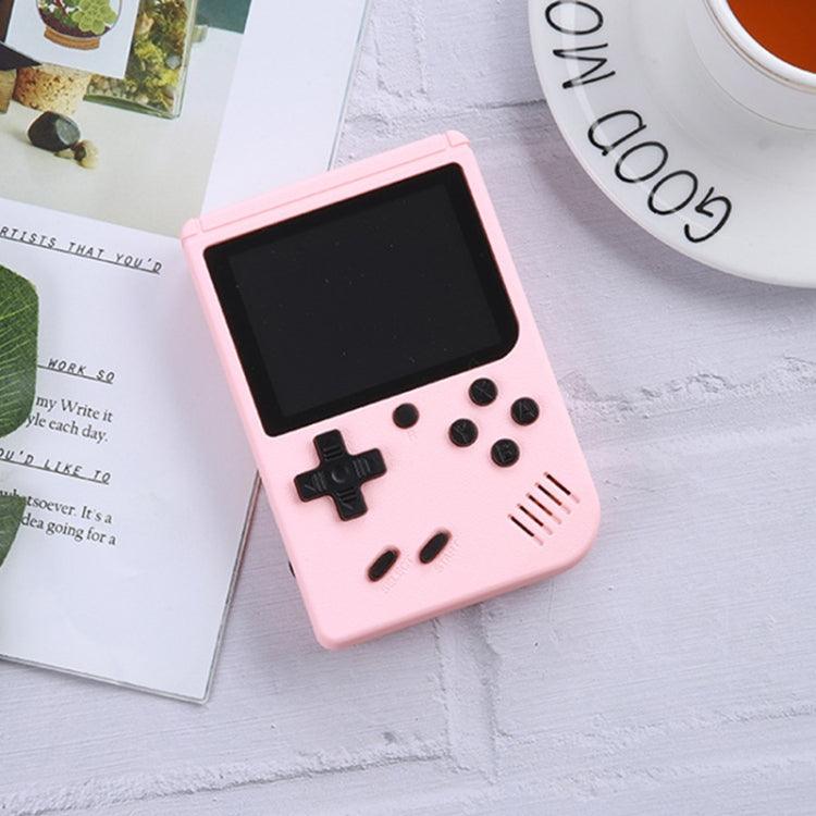 Mini Retro Macaron Handheld Game Console with 800 Built-in Games and AV Output - 3 Inch LCD Screen