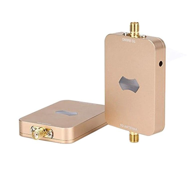 Wireless Signal Booster for Drones and RC Applications - compact 2.4GHz gold amplifier 7.3x4x1 cm for extended drone and RC range