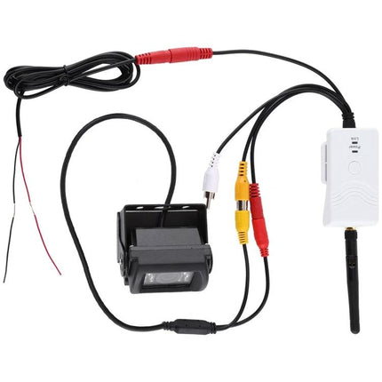 Wireless WiFi Video Transmitter for Vehicle Surveillance compact rear camera kit with antenna for mobile streaming and monitoring