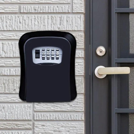 Secure Metal Box with Password Lock for Key Storage