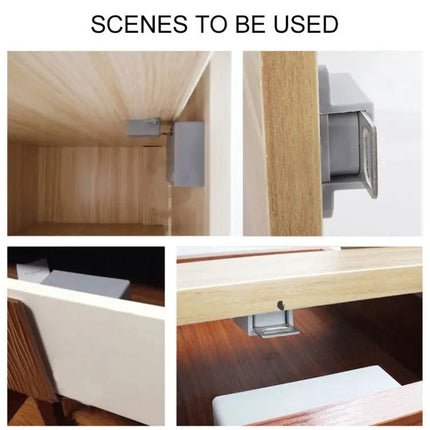 Abs Magnetic Card Induction Lock For Double Opening Cabinet Doors