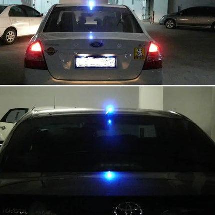 Solar Shark Fin Taillight Colorful for Safer Driving in Rain