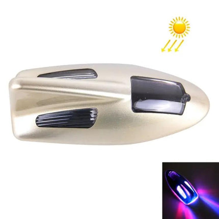Solar Shark Fin Taillight Colorful for Safer Driving in Rain