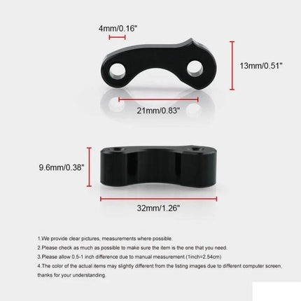 Aluminum Window Latch Pivot for Toyota Tacoma and Tundra - black anodized aluminum replacement with dimensions for rear window latch repair