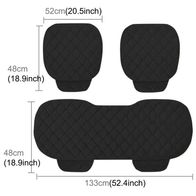 Cozy Plush Car Seat Cover Set for Autumn and Winter Comfort