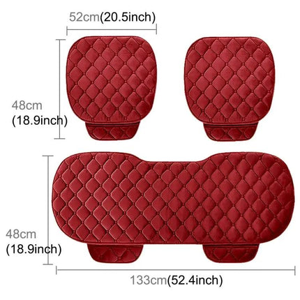 Cozy Plush Car Seat Cover Set for Autumn and Winter Comfort