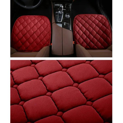 Cozy Plush Car Seat Cover Set for Autumn and Winter Comfort