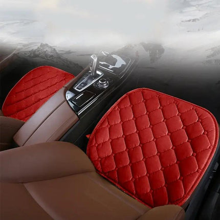 Cozy Plush Car Seat Cover Set for Autumn and Winter Comfort