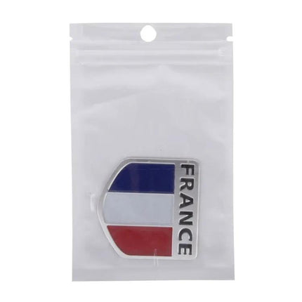 Decorative Metal Shield Car Badge Sticker for Vehicles, Small Size