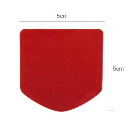 England Flag Style Metal Car Sticker for Vehicle Decoration - 5cm red shield-shaped metal car sticker for bumper or door