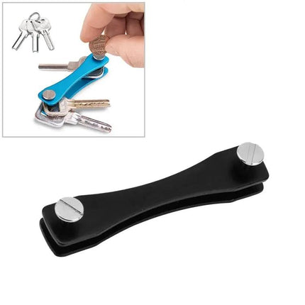 Blue Portable Metal Key Storage Clip For Everyday Use