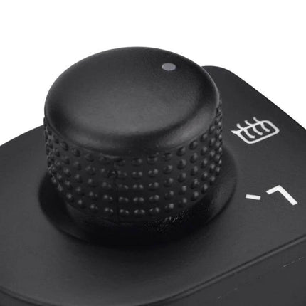 Rear Mirror Switch Adjustment Knob For Volkswagen Cars - close-up black textured replacement mirror control knob, direct-fit OE style