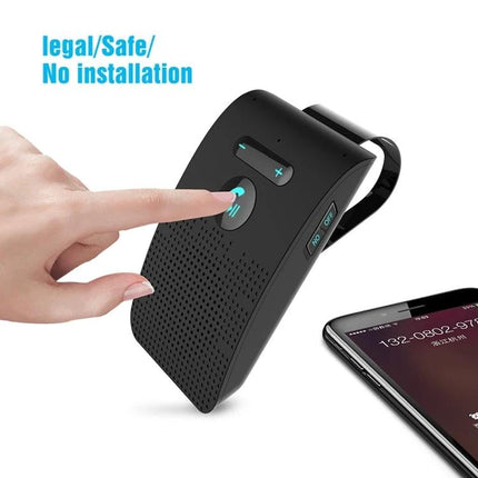 Compact Bluetooth Car Speaker For Hands Free Calls While Driving hands-free clip-on speaker with phone
