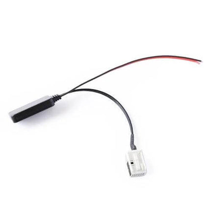 Car Bluetooth AUX Adapter for Volkswagen Wireless Music Module - compact black Bluetooth dongle with wiring harness for VW/Skoda factory radio