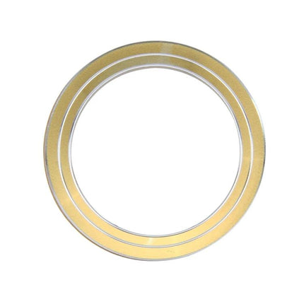 Set of 3 Aluminum Air Conditioner Knob Covers for Mazda ATENZA - gold aluminum round AC knob cover, protects original knobs, modern dashboard look