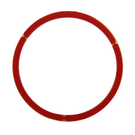 Aluminum Steering Wheel Decoration Ring for Audi Vehicles - red aluminum ring accent for Audi steering wheel interior upgrade