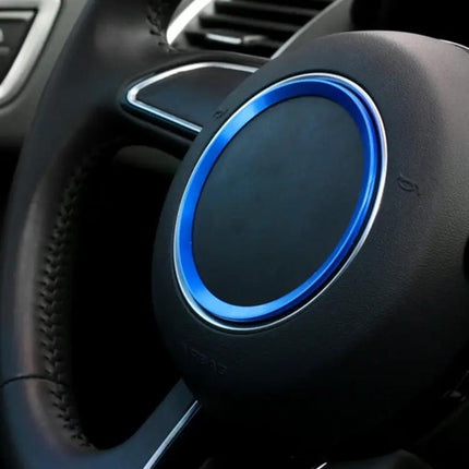 Aluminum Steering Wheel Decoration Ring for Audi Vehicles