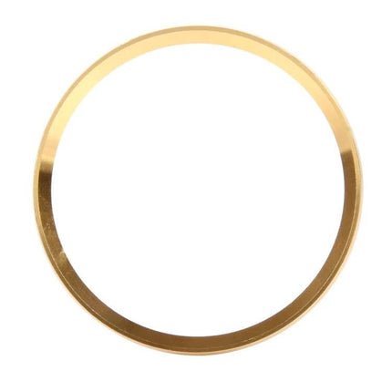 Wheel Hub Decoration Ring Aluminum 4 Pack for Audi - gold aluminum OE-style hub ring, lightweight durable, easy install, 4-pack