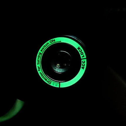 Aluminum Night Luminous Igniter Decoration Ring for Audi and Volkswagen