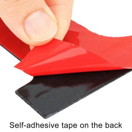 Universal Metal UK Flag Number 1 Shaped Decorative Car Sticker shown with self-adhesive tape being peeled for easy dashboard or bumper application