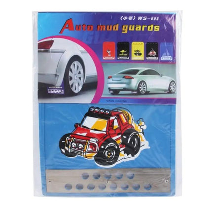 Silicone Mud Flaps for Front and Rear Car Protection, Small Size