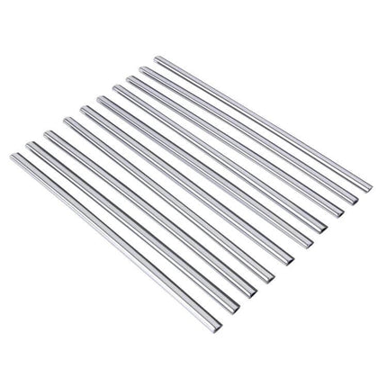 SHENHAO Set of 10 U-Shaped Air Vent Decoration Trims for Cars - silver U-shaped vent trim strips for dashboard customization
