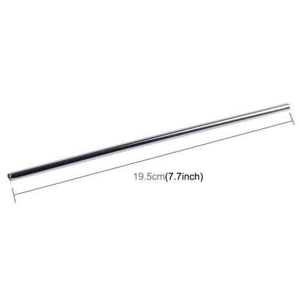 SHENHAO Set of 10 U-Shaped Air Vent Decoration Trims for Cars — single 19.5cm (7.7in) chrome U-shaped trim piece for car air vent styling