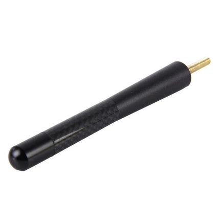 Polished Carbon Fiber Aluminum Short Antenna for Universal Use, 12cm