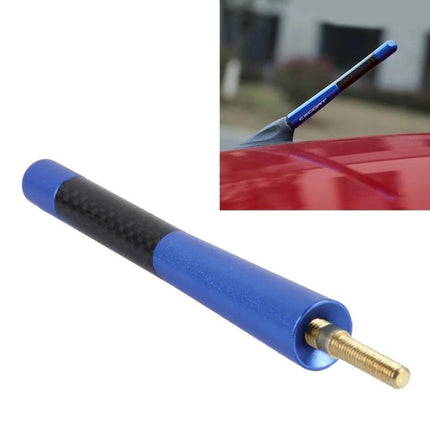 Polished Carbon Fiber Aluminum Short Antenna for Universal Use, 12cm