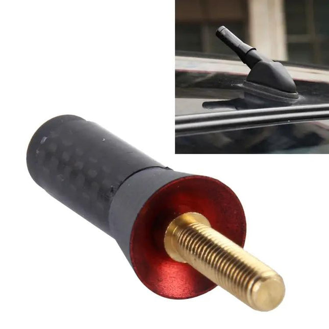 Compact Carbon Fiber Aluminum Short Antenna with Universal Base