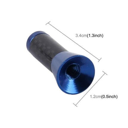 Compact Carbon Fiber Aluminum Short Antenna with Universal Base