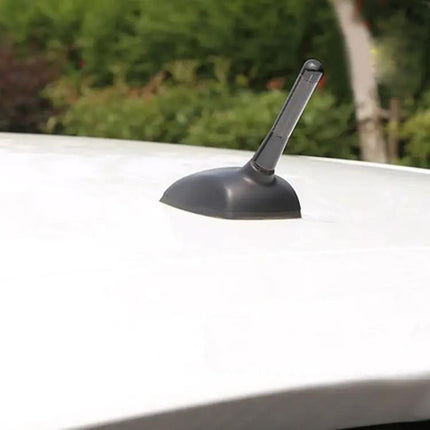 Polished Carbon Fiber Aluminum Short Car Antenna, 8cm Length