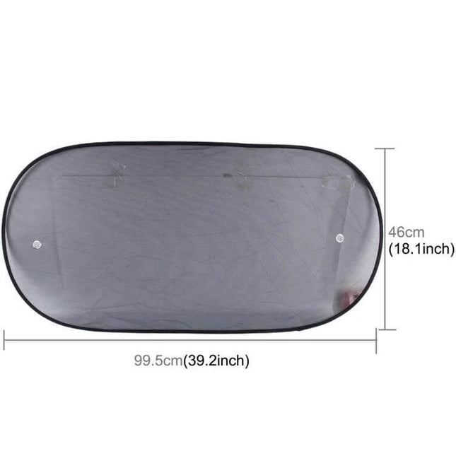 Foldable Car Window Shade for Blocking UV Rays in Back Seats – large foldable sunshade for minivan and full-size van back windows