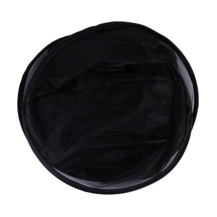 Foldable Car Window Shade for Blocking UV Rays in Back Seats - black round foldable sunshade for minivan and full-size van rear windows