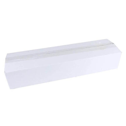 Extendable Car Snow Brush with Ice Scraper and Squeegee for Winter Use shown packaged in long white box, collapsible handle extended view