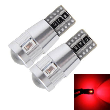 2-Pack T10 Car Clearance Lights for Vehicles, Night Visibility - red LED replacement bulbs for trucks vans trailers, easy install, high quality