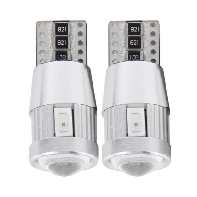 2-Pack T10 Car Clearance Lights for Vehicles, Night Visibility - pair of white LED replacement clearance bulbs for trucks, vans, trailers