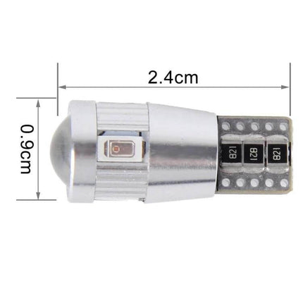 2-Pack T10 Car Clearance Lights for Vehicles, Night Visibility - single silver T10 LED bulb 2.4cm x 0.9cm for truck van trailer replacement