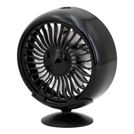 Multi-Function Portable Car Vent Clip Fan Black for Dashboard