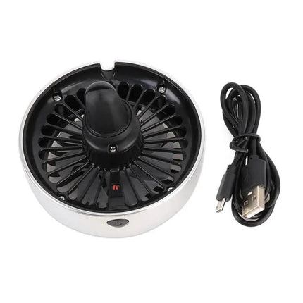 Multi-Function Portable Car Vent Clip Fan Black for Dashboard