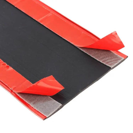 Universal Carbon Fiber Car Door Threshold Decoration Strip in Gold, 5CM x 2M